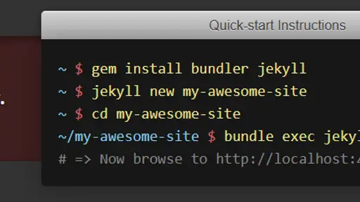 Quick Start Instructions