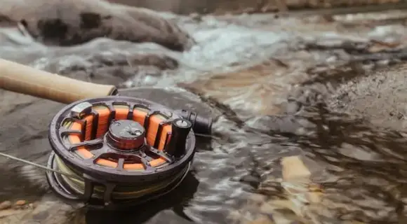 Fly Reel by Stream.