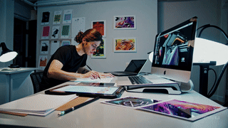 Person Working