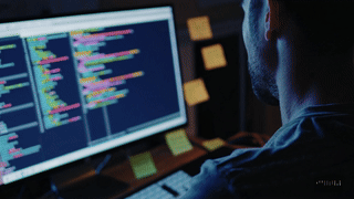 Man Coding