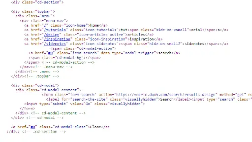 Code snippet